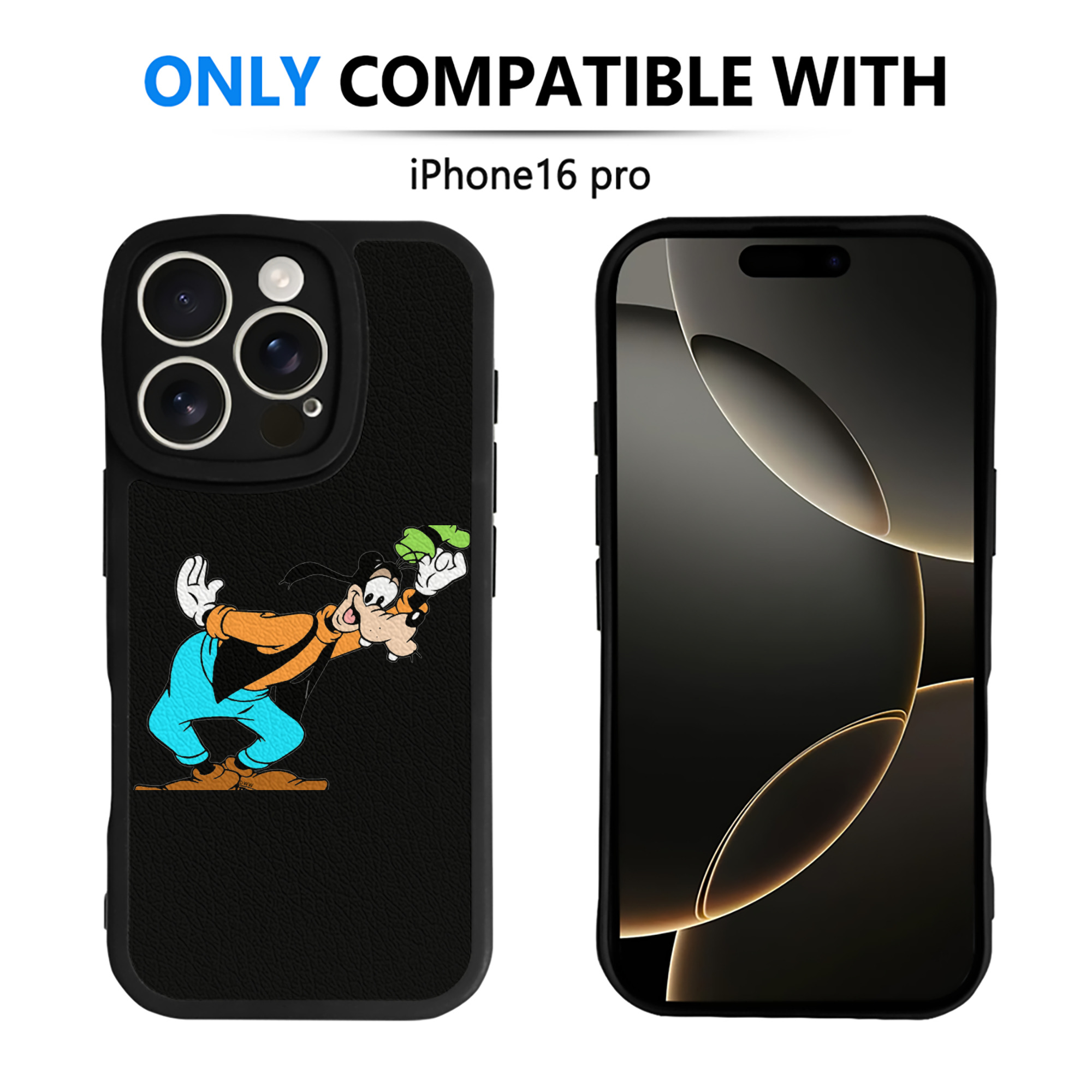 （画像用） ミッキーマウス Mickey Mouse 【iPhone 16シリーズ対応】シリコンスマホケース（レザー調） 材質：シリコン